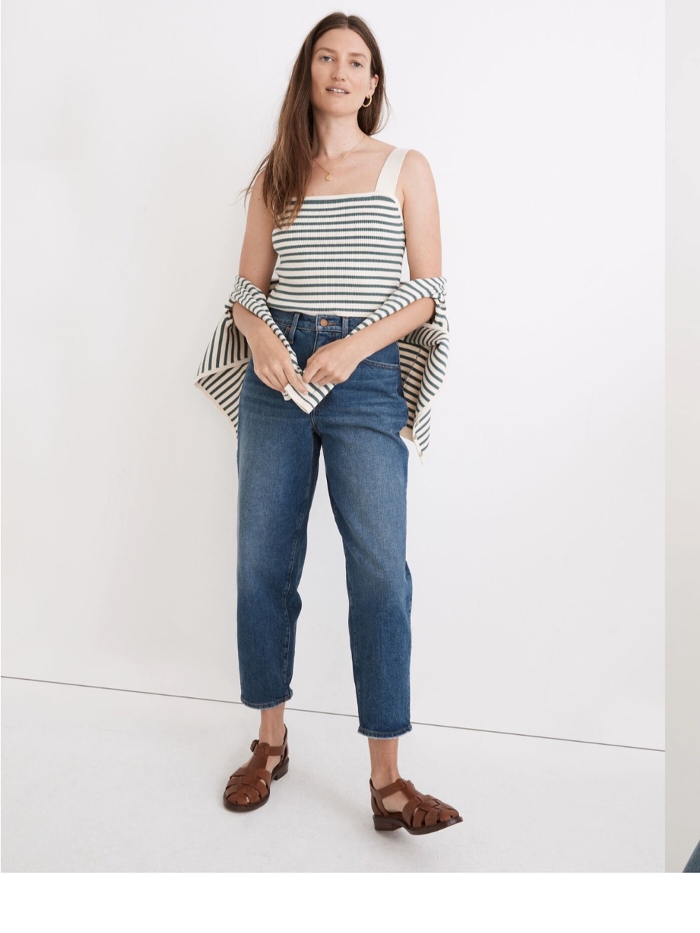 Madewell Striped Sweater Tank